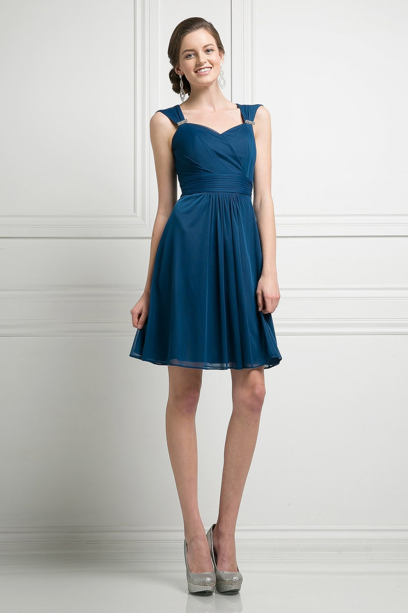 Chiffon Short Dress by Cinderella Divine -3832