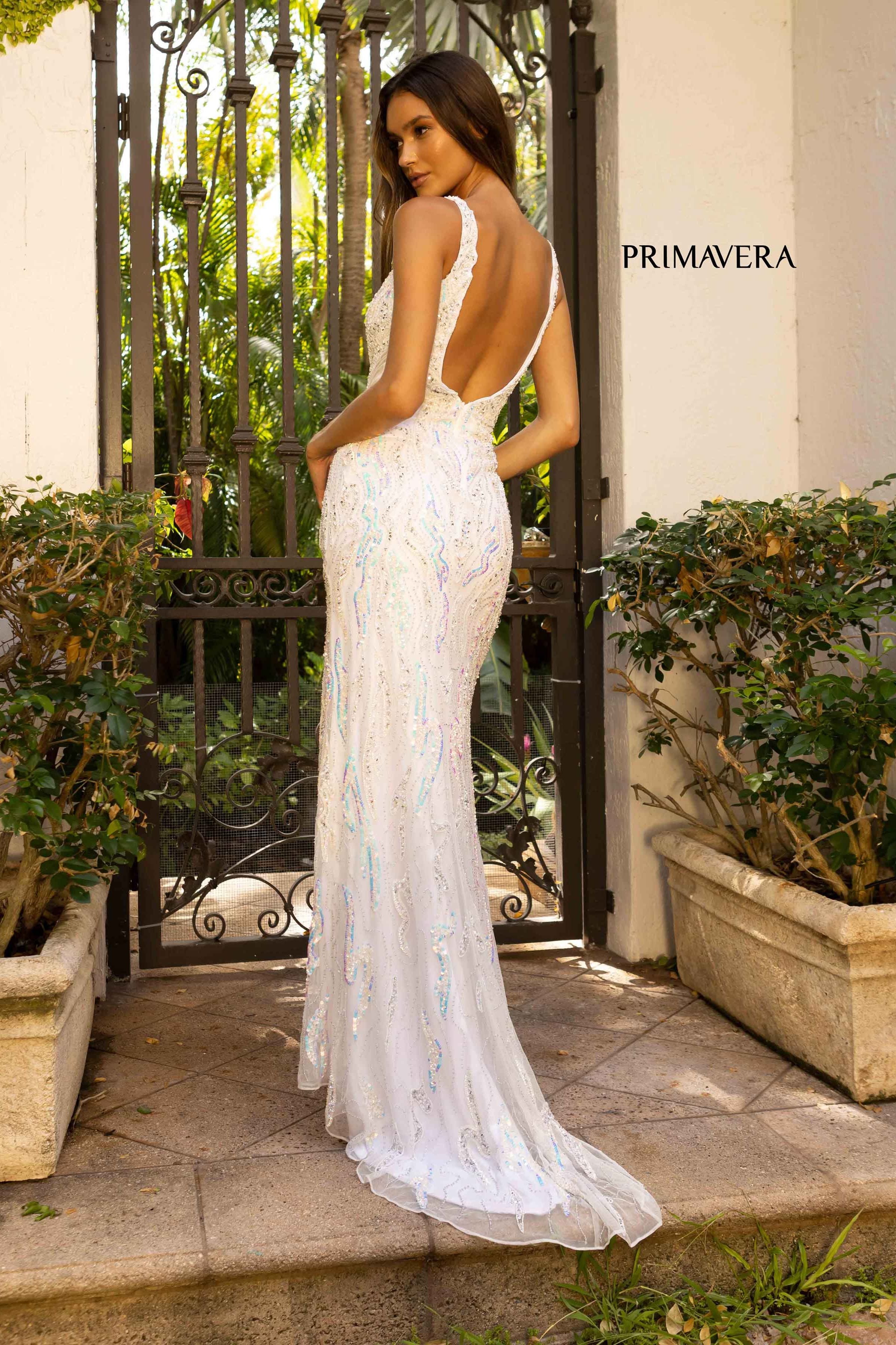 Beaded Prom Gown By Primavera Couture -3927
