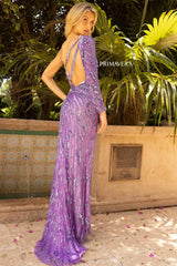 Asymmetrical Prom Gown By Primavera Couture -3934