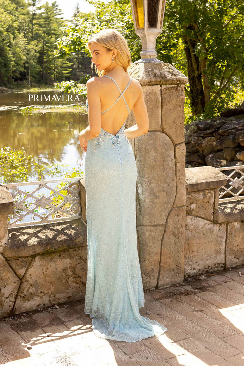 Beaded Prom Gown By Primavera Couture -3941