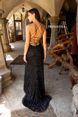 Strap Prom Gown By Primavera Couture -3943