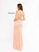 Sequined Sleeveless Prom Gown By Primavera Couture -3951