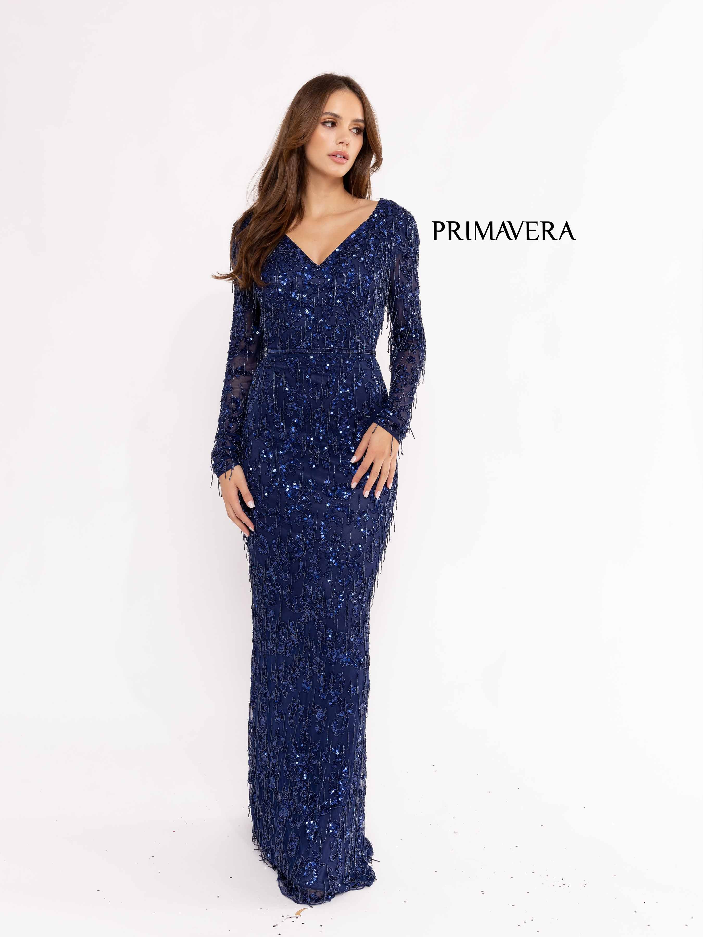 Stunning Sequins Embedded Gown By Primavera Couture -3954