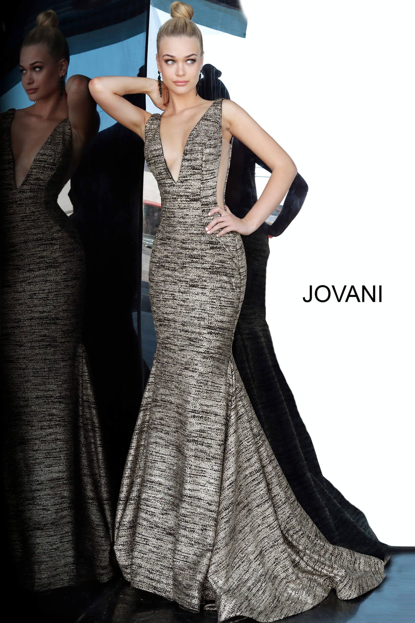 Fitted Jovani Prom Gown By Jovani -47075