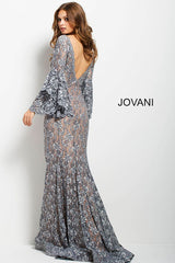 Lace Plunging Neckline Mermaid Jovani Dress By Jovani -57048