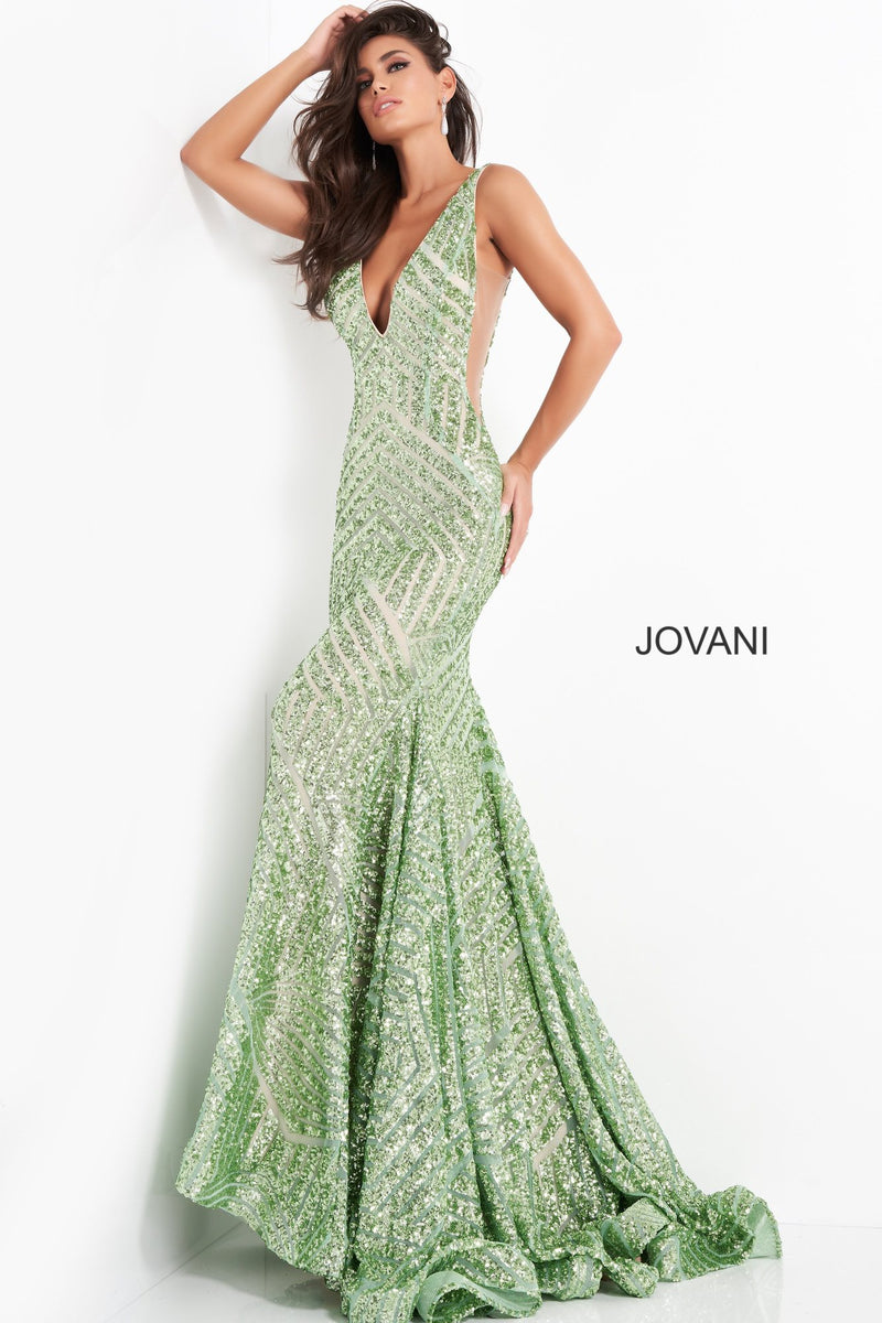 Embellished Low V Prom Dress_01 By Jovani -59762