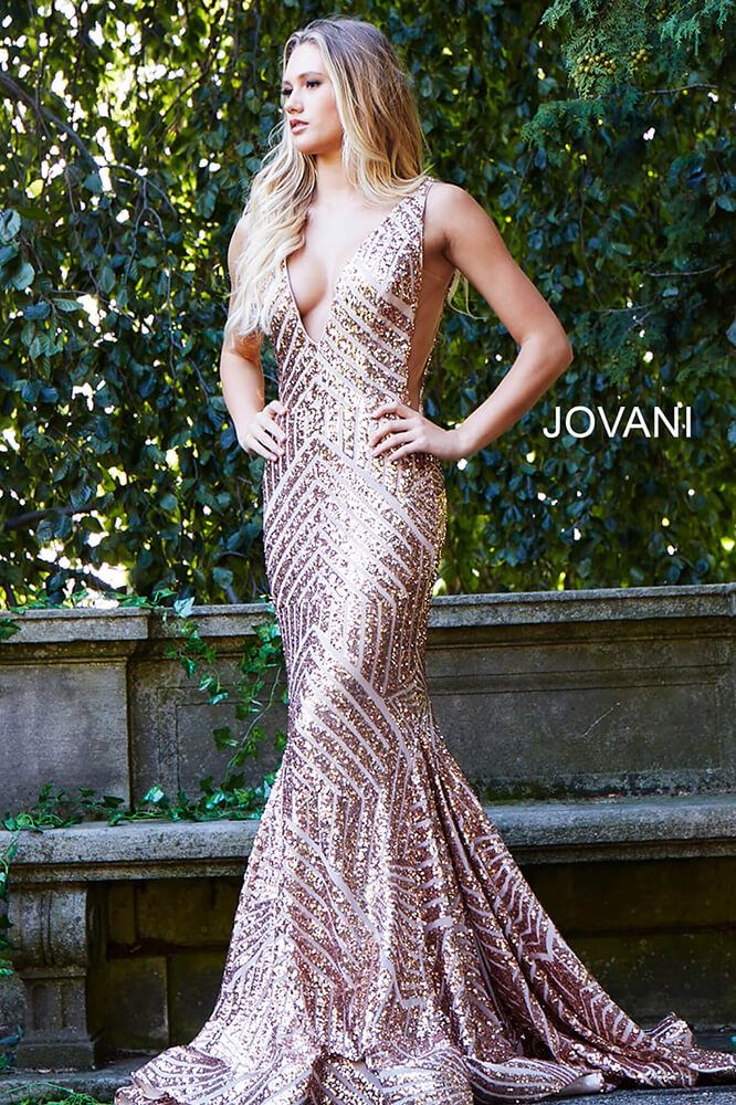 Embellished Low V Prom Dress_01 By Jovani -59762