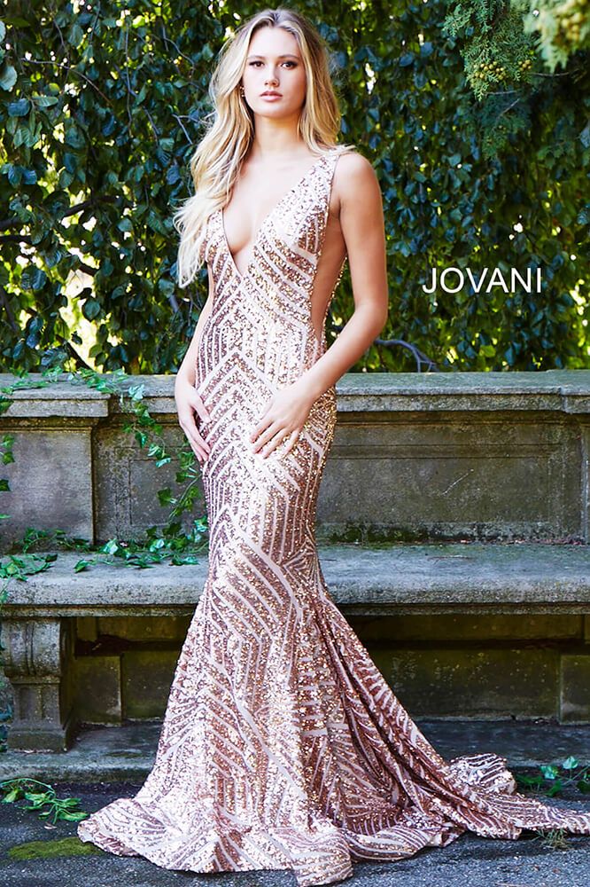 Embellished Low V Prom Dress_01 By Jovani -59762