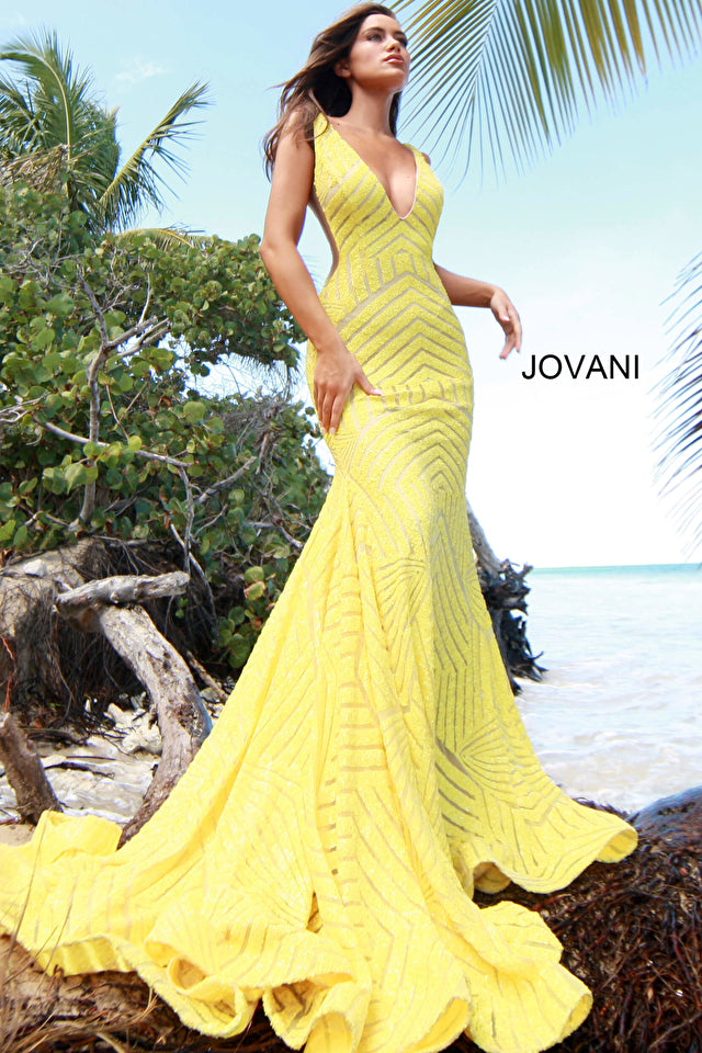 Embellished Low V Prom Dress_01 By Jovani -59762