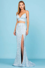 Sequin Two Piece Dress By Scala -60283