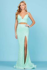 Sequin Two Piece Dress By Scala -60283