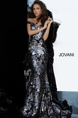 Off The Shoulder Sweetheart Neck Prom Dress By Jovani -63516