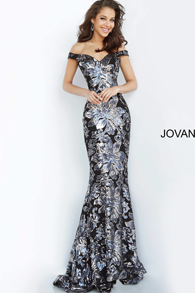 Off The Shoulder Sweetheart Neck Prom Dress By Jovani -63516