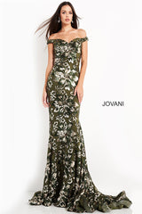 Off The Shoulder Sweetheart Neck Prom Dress By Jovani -63516