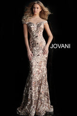 Off The Shoulder Sweetheart Neck Prom Dress By Jovani -63516