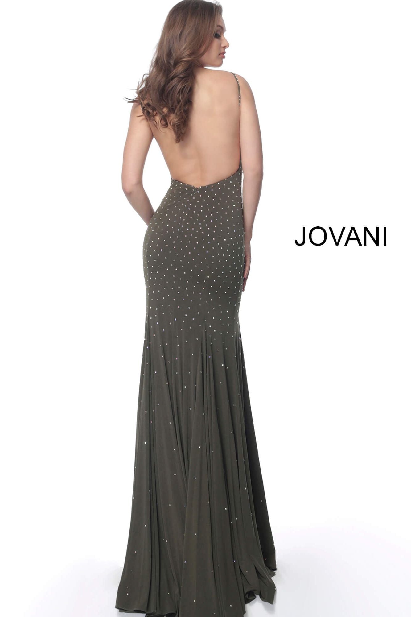 Jersey Beaded Prom Dress By Jovani -63563