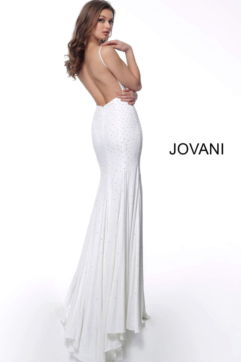 Jersey Beaded Prom Dress By Jovani -63563