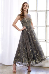 MyFashion.com - BEADED SWAN LAKE EMBROIDERED AND BEADED GOWN(A0981) - Andrea&Leo promdress eveningdress fashion partydress weddingdress 
 gown homecoming promgown weddinggown 