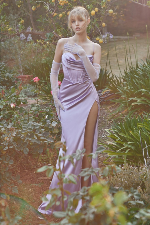 Corset Cowl Satin Gown 01 By Cinderella Divine -7483