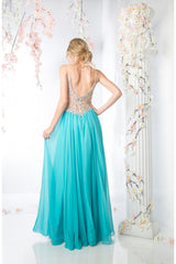 V-Neck A-Line Dress By Cinderella Divine -81329