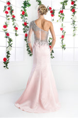 MyFashion.com - Beaded Satin Mermaid Gown( 8789) - Cinderella Divine promdress eveningdress fashion partydress weddingdress 
 gown homecoming promgown weddinggown 