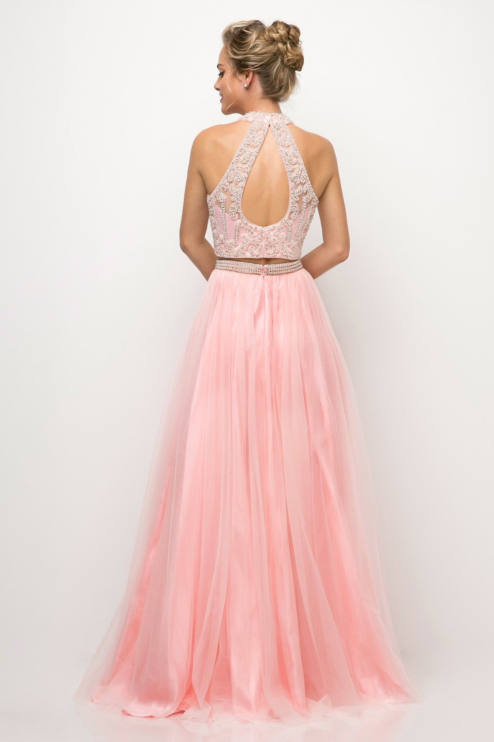 Beaded Bodice 2 Piece Ball Gown by Cinderella Divine -8994