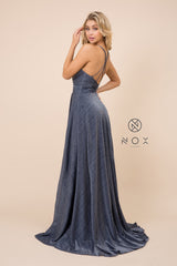 MyFashion.com - SHINY GLITTER LONG ESPECIAL OCCASION DRESS. (E184) - Nox Anabel promdress eveningdress fashion partydress weddingdress 
 gown homecoming promgown weddinggown 