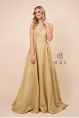 MyFashion.com - SIMPLE CLASSY SLEEVELESS SPECIAL OCCASION DRESS WITH POCKETS (E228) - Nox Anabel promdress eveningdress fashion partydress weddingdress 
 gown homecoming promgown weddinggown 