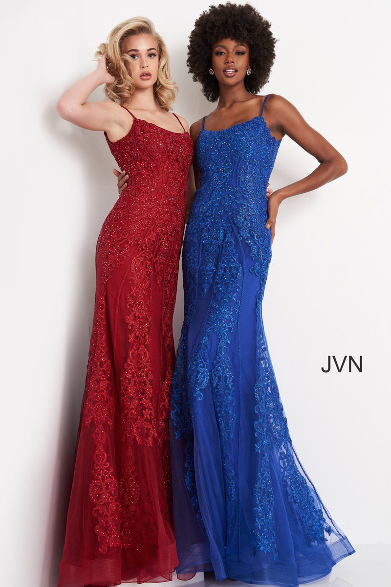 Embellished Sheath Prom Dress By Jovani -JVN02012