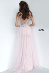 Embellished Bodice V Back Prom Dress By Jovani -JVN02253