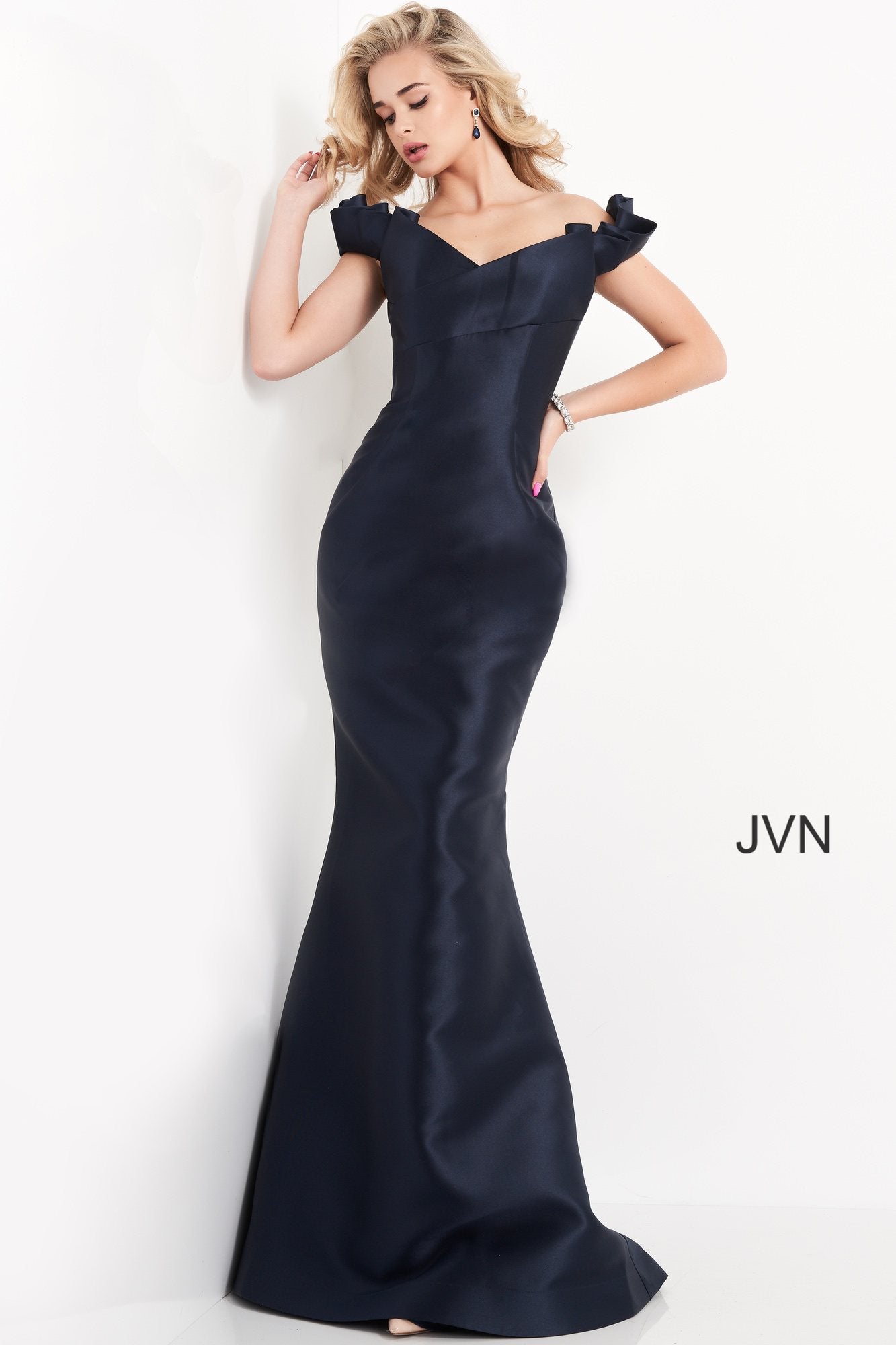 Off The Shoulder Mermaid Prom Dress By Jovani -JVN04717