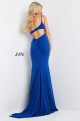 High Slit Fitted Prom Dress By Jovani -JVN06201