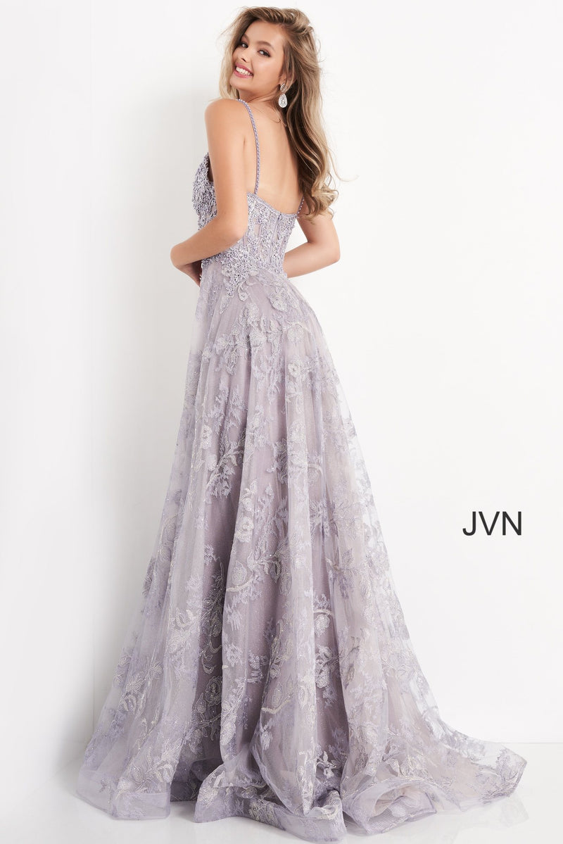 Spaghetti Sweetheart Neckline Prom Dress By Jovani -JVN06474