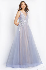 Embellished Bodice Prom Ballgown By Jovani -JVN07638