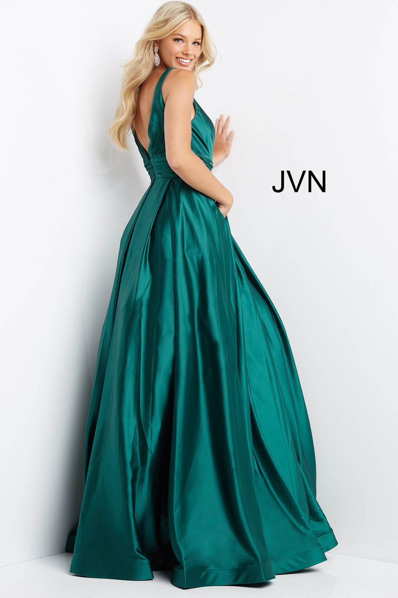 Pleated Bust Sleeveless Prom Ballgown By Jovani -JVN08419