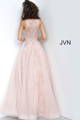 Embellished Sleeveless Tulle Prom Ballgown By Jovani -JVN59046