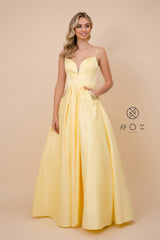 MyFashion.com - BALL GOWN WITH POCKETS (N308) - Nox Anabel promdress eveningdress fashion partydress weddingdress 
 gown homecoming promgown weddinggown 