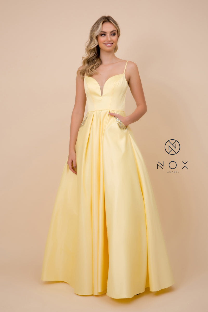 MyFashion.com - BALL GOWN WITH POCKETS (N308) - Nox Anabel promdress eveningdress fashion partydress weddingdress 
 gown homecoming promgown weddinggown 