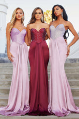 Sweetheart Beaded Strapless Sheath Gown By Portia And Scarlett -PS22230