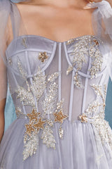 MyFashion.com - STAR OF MY EYE CORSET TULLE A-LINE(A0824) - Andrea&Leo promdress eveningdress fashion partydress weddingdress 
 gown homecoming promgown weddinggown 