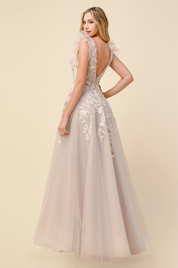 Lennox Floral Gown by Andrea and Leo -A1018