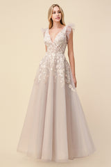Lennox Floral Gown by Andrea and Leo -A1018