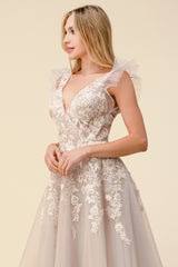 Lennox Floral Gown by Andrea and Leo -A1018