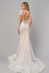 Bohemian Lace Mermaid Gown By Andrea And Leo -A1022