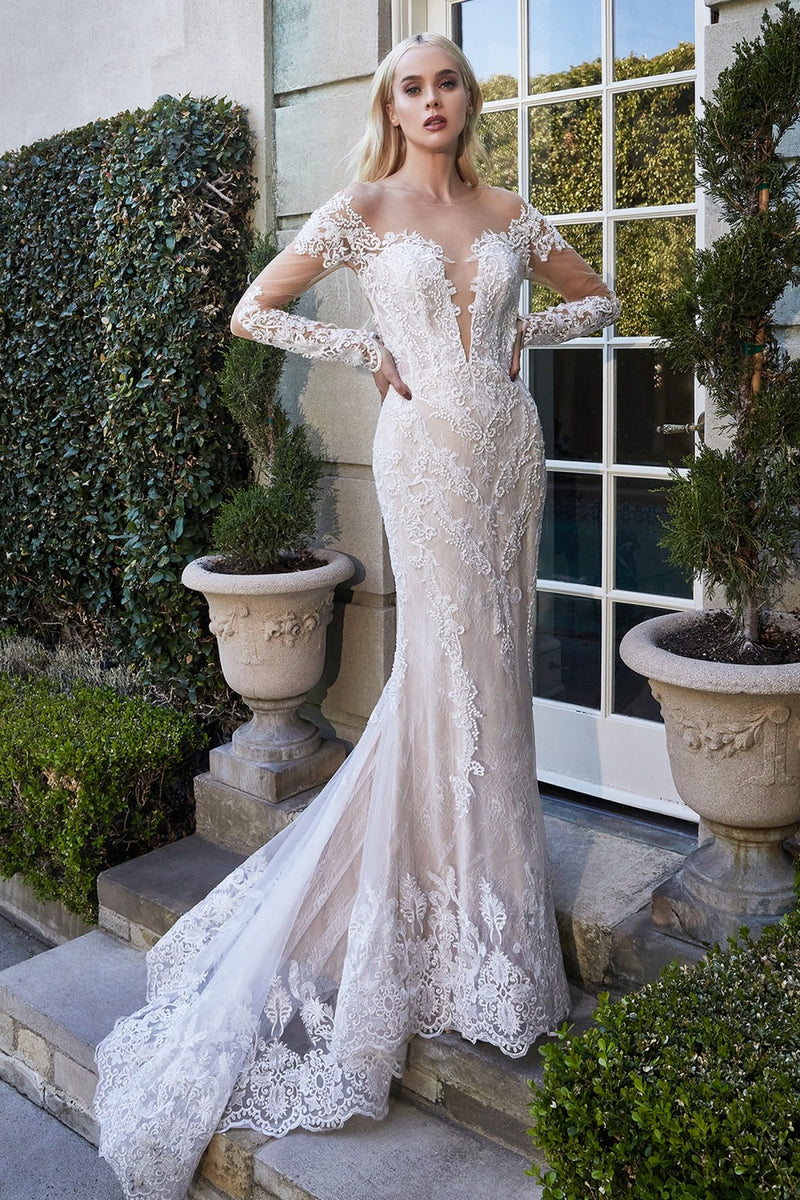 Bohemian Lace Mermaid Gown By Andrea And Leo -A1022