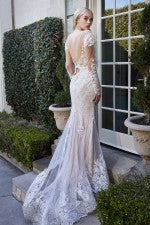 Bohemian Lace Mermaid Gown By Andrea And Leo -A1022