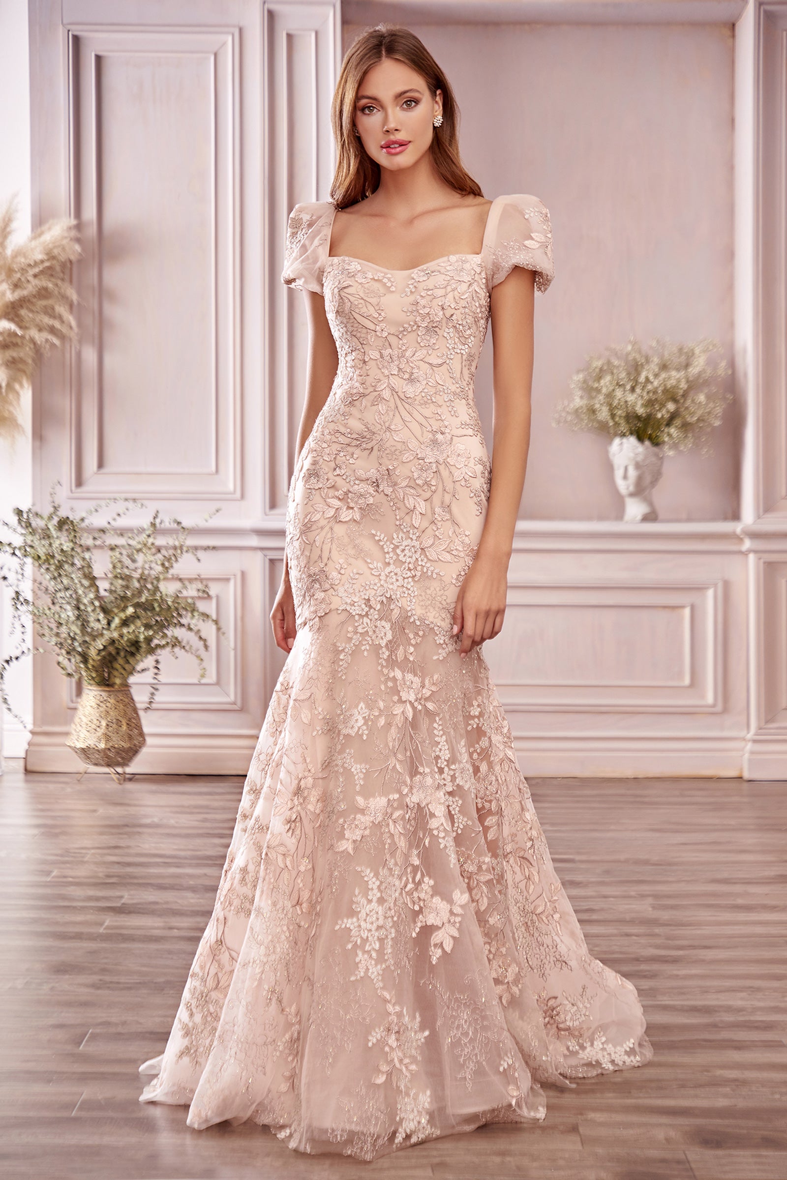 Lace Evening Gown