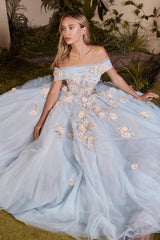 Fairytale Garden Couture Ball Gown By Andrea And Leo -A1048