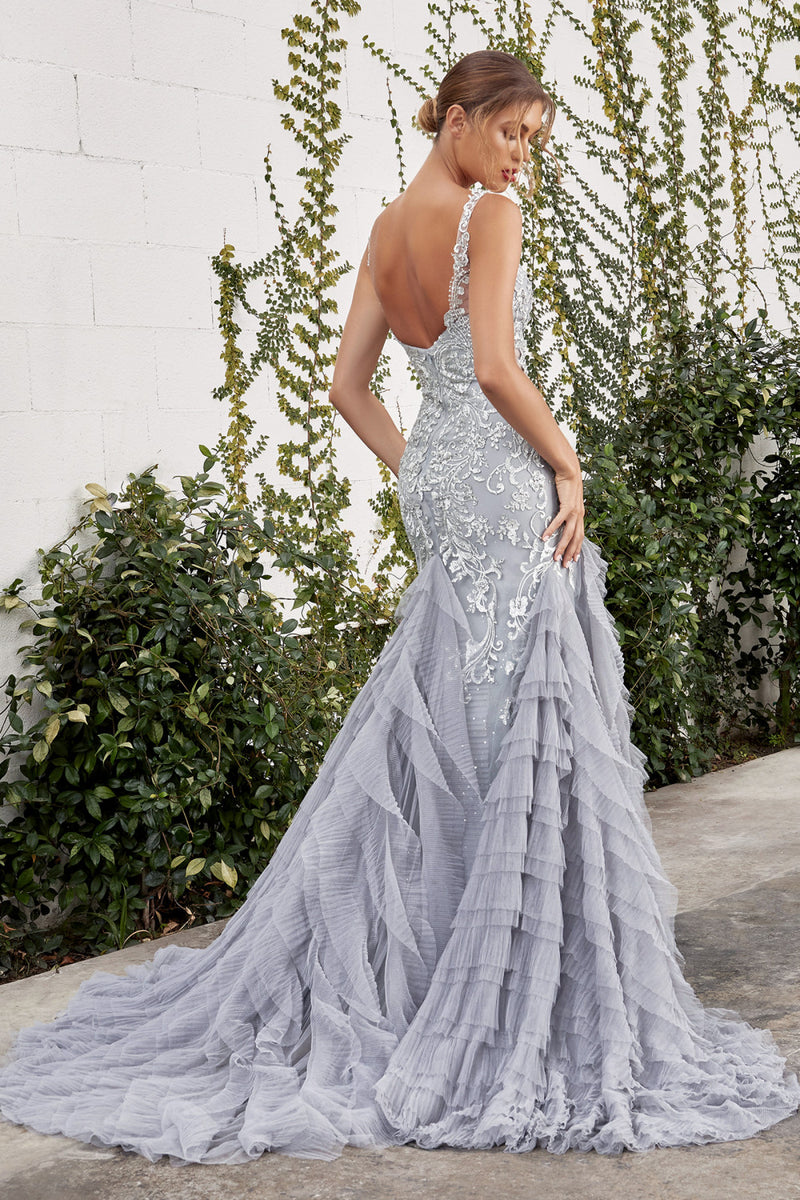 Tsarina Ruffle Gown By Andrea And Leo -A1062