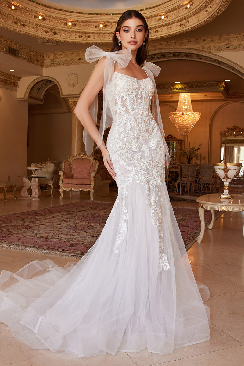Beatrice Lace Corset Mermaid Gown By Andrea And Leo -A1086W